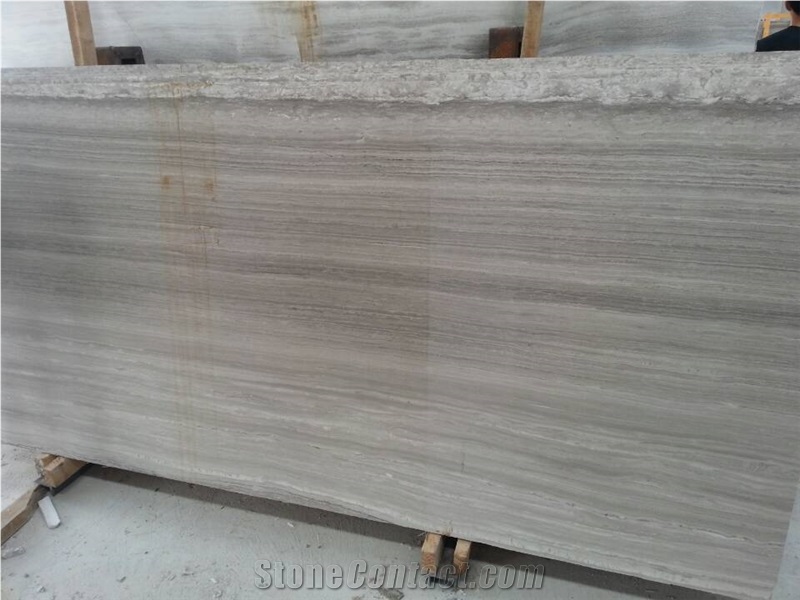Wooden Grey Marble Slabs&Tiles, China Grey Marble
