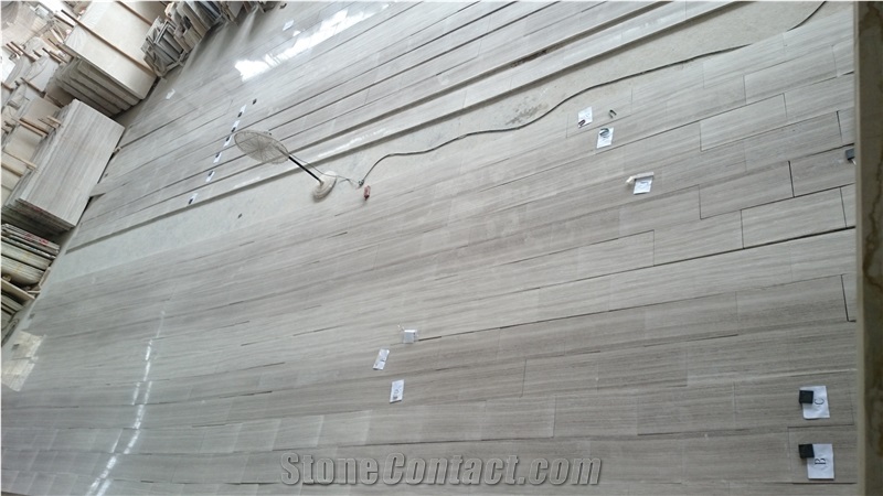 Wooden Grey Marble Slabs&Tiles, China Grey Marble