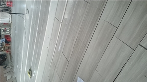 Wooden Grey Marble Slabs&Tiles, China Grey Marble