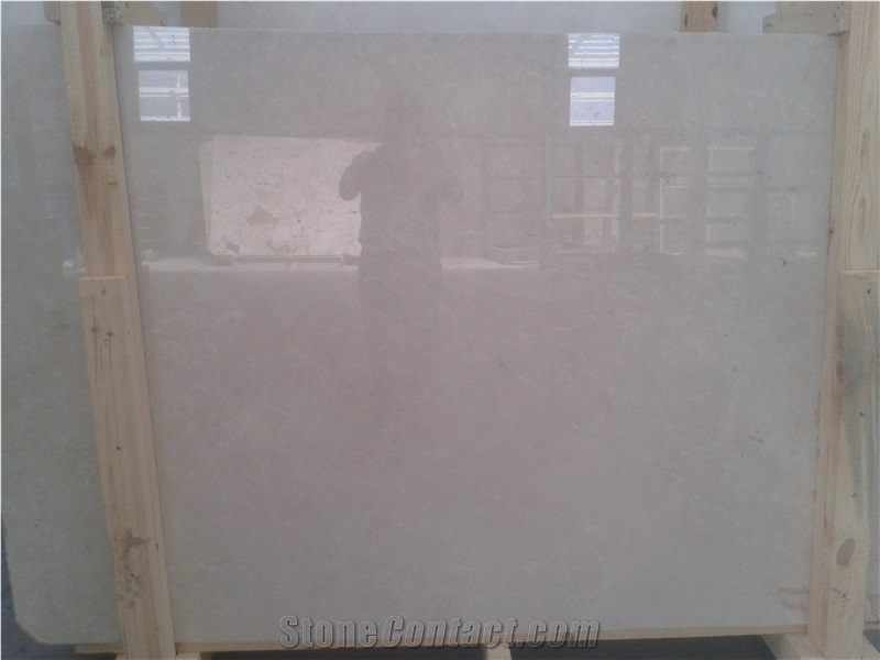 Burdur Bai Yulan Beige Marble Slab, Beige Polished Marble Flooring Tiles