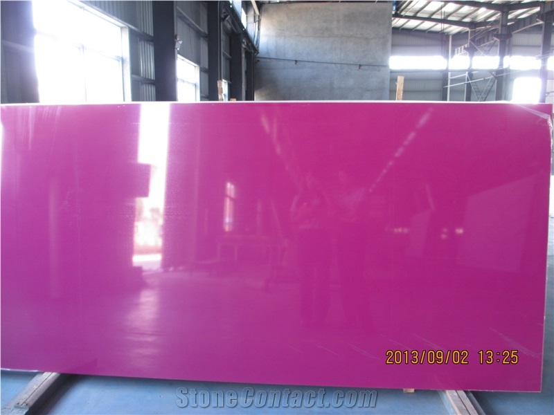 Dark Rosy Zsq2019 (Quartz Stone) Engineered Stone Tiles & Slabs