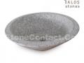 Black and White Terazzo Circle Sink