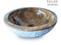Brown Marble Circle Sink 1, Brown Marble Sinks