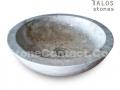 Cream Marble Circle Sink 2, Beige Marble Sinks