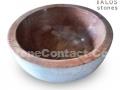 Red Marble Circle Sink, Red Marble Sinks
