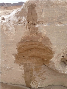 Light Chocolate Travertine, Iran Brown Travertine Block