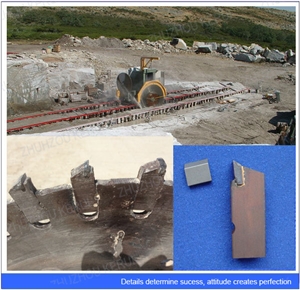 Brazed Tips Segments for Stone Cutting Saw Blade