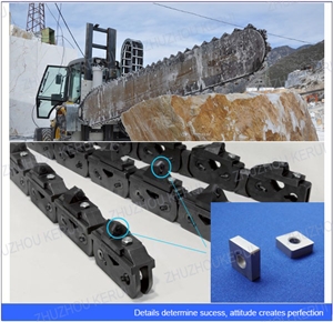 Tungsten Carbide Inserts for Chain Saw Machine to Cut Marble, Limestone Tungsten Carbide Inserts for Chain Saw Machine to Cut Marble, Limestone