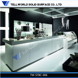 2014 Factory Direct Supply Fancy Design Modern Acrylic Bar Counter Interactive Bar Table