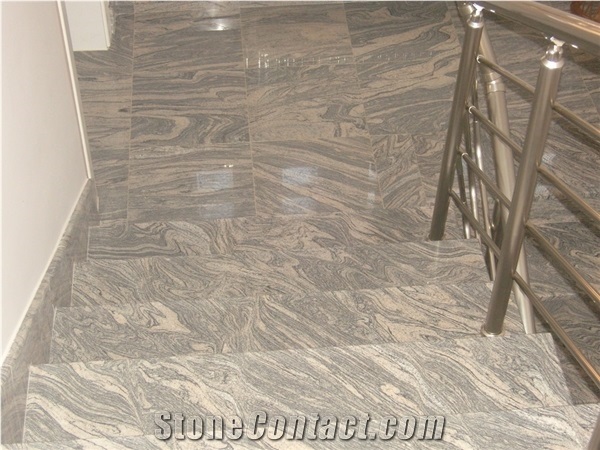 Juparana India Granite Stairs
