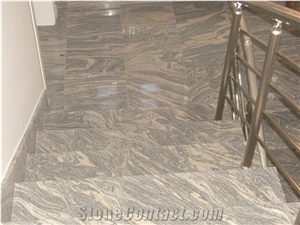 Juparana India Granite Stairs