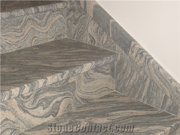 Juparana India Granite Stairs