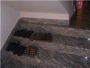 Juparana India Granite Stairs