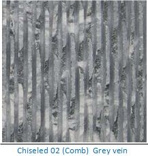 Chiseled Blue Stone Walling Panel 02