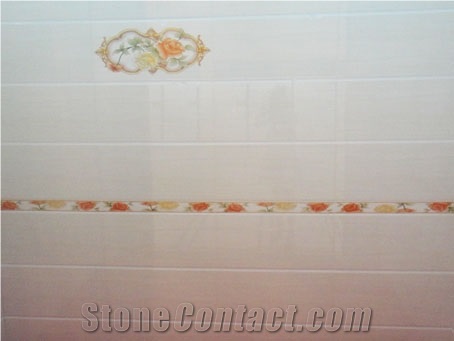 Ceramic Wall Tile, White Home Decor
