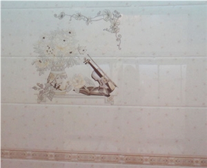 Ceramic Wall Tile, White Home Decor