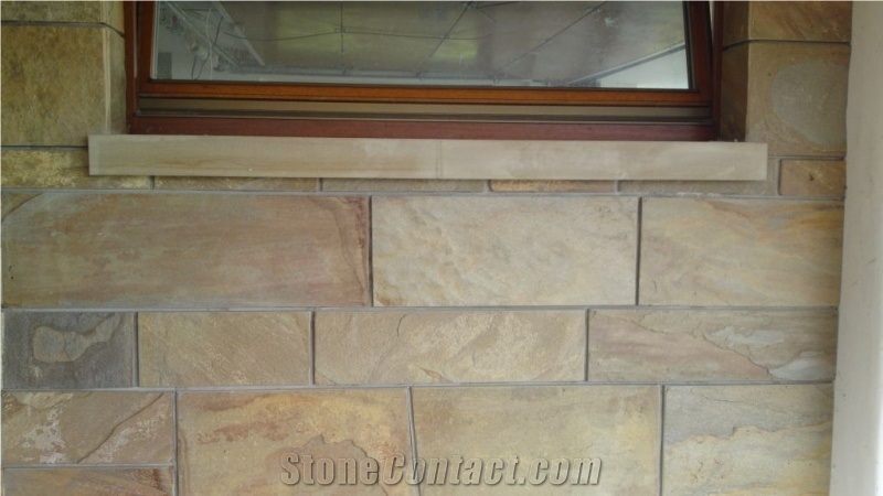 Spisske Sandstone Building Wall, Masonry
