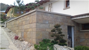 Spisske Sandstone Building Wall, Masonry