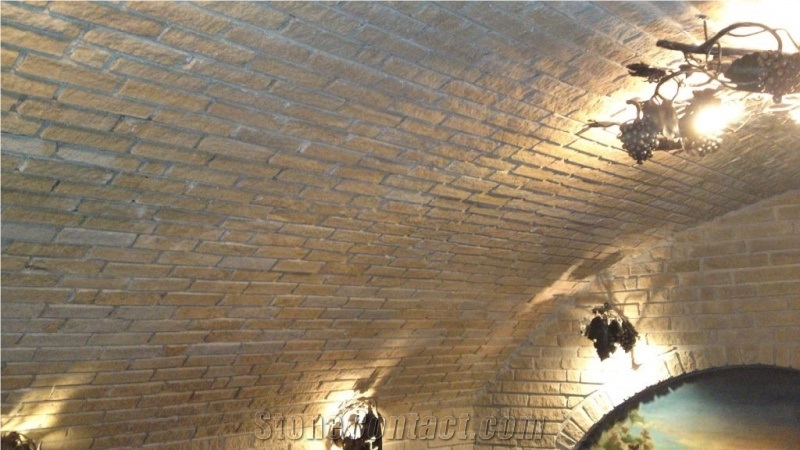 Spisske Sandstone Building Wall, Masonry