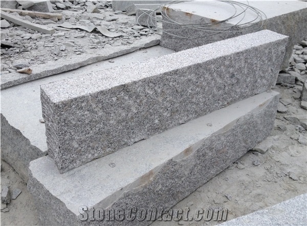 G341 Shandong Granite Kerbstones,Lowest Price Granite,Rough Picked