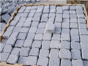 Lowest Price Pavers, G341 Grey Granite Pavers/Cube Stone/China Grey Granite Cobble Stone