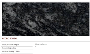 Granito Negro Boreal Slabs & Tiles, Negro Boreal Granite Slabs & Tiles
