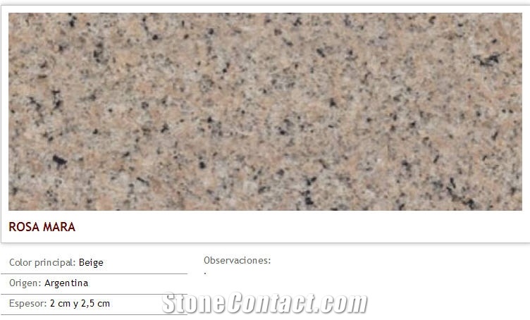 Rosa Mara Granite Slabs & Tiles, Argentina Pink Granite