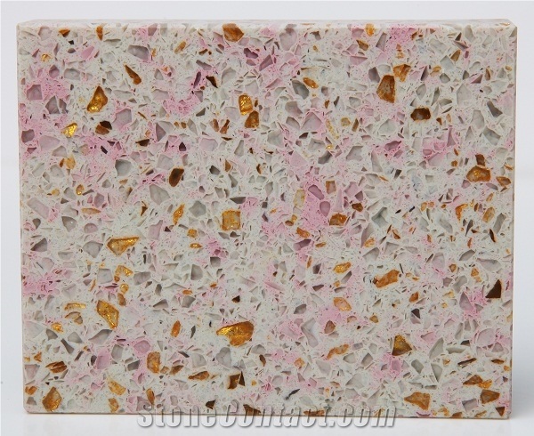 Anti Scratch Quartz Slabs,New Design Engineered Stone