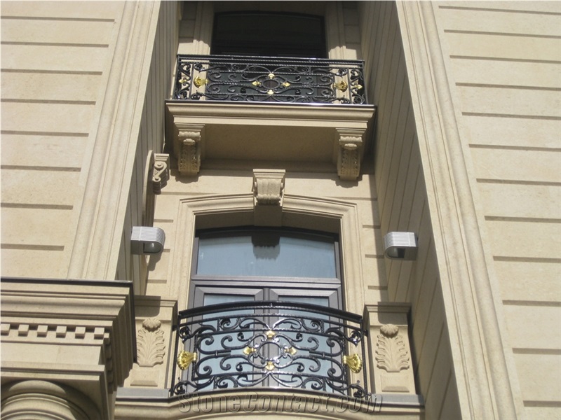 Armenian Gold Felsite Stone Window Sills, Arches, Frames, Surrounds