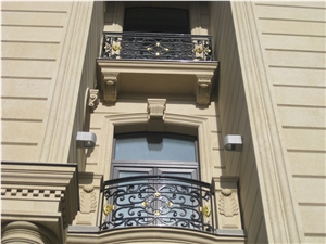 Armenian Gold Felsite Stone Window Sills, Arches, Frames, Surrounds