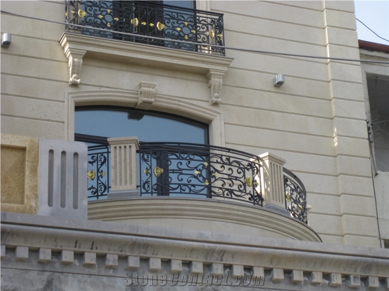 Armenian Gold Felsite Stone Window Sills, Arches, Frames, Surrounds