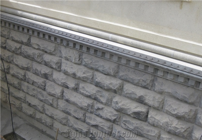Yerevan Basalt Mushroomed Wall Stone