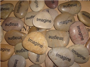 Engraved Pebble Stone Artifacts