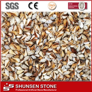 Cut to Size Shell Artificial Light Translucent Stone Hy001