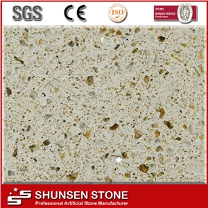 Polished Surface Solid Surface Artificial Quartz Stone Qz809