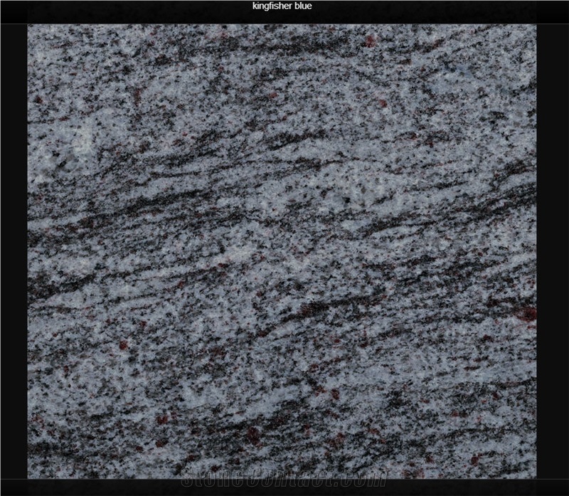 Kingfisher Blue Granite Slabs & Tiles, India Blue Granite
