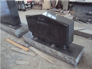 Diamond Top, Black Granite Memorials