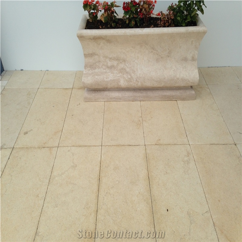 Maron Classic - Burguogne Renasiance - Seashell Limestone Slabs & Tiles, Turkey Beige Limestone