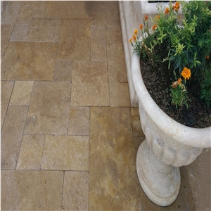 Noce Antalya - Afyon Travertine Slabs & Tiles, Turkey Brown Travertine