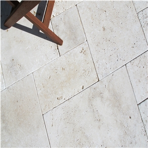 Vanilla - Liniert - Classic Travertine Slabs & Tiles, Turkey White Travertine Vanilla - Liniert - Classic Travertine Slabs & Tiles, Turkey White Travertine