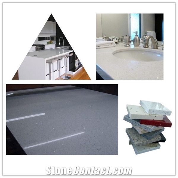 Starlight White Quartz Slabs Polished Finish