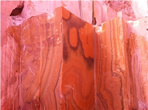 Orange Onyx Block, Mexico Onyx