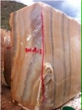 Orange Onyx Block, Mexico Onyx