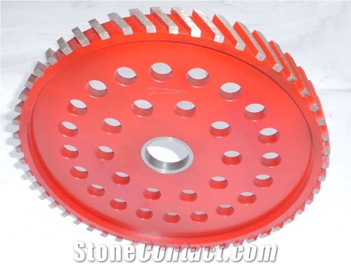 China Good Sale Segmented Granite Profile Wheel