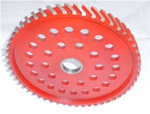 China Good Sale Segmented Granite Profile Wheel