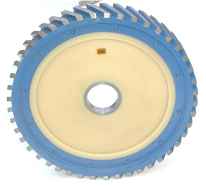 China Good Sale Segmented Granite Profile Wheel