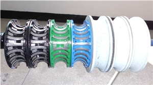 China V20 Cnc Router Bit Profile Wheel for Marble