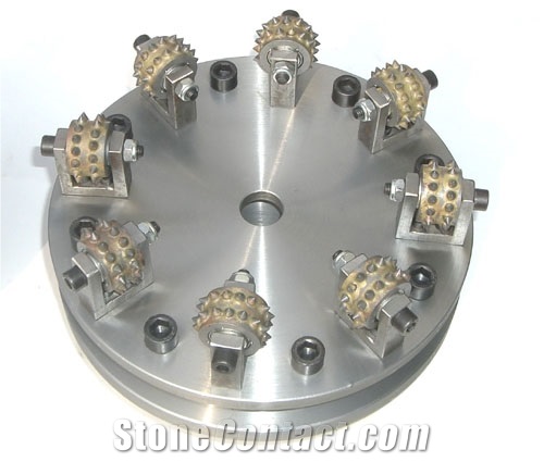 Concrete Granite Diamond Bush Hammer Tool with Roller