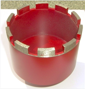 Xiamen China Sintered Segmented Core Drill Bit for Wet Drilling