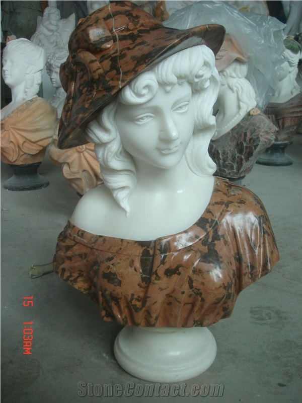 Bust Stone Statue